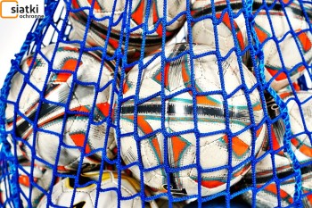 Worek na piłki z siatki sznurkowej